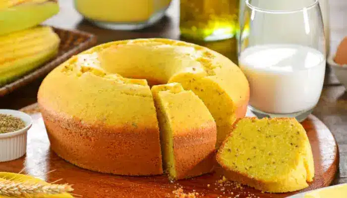 Bolo de Milho Simples e Prático