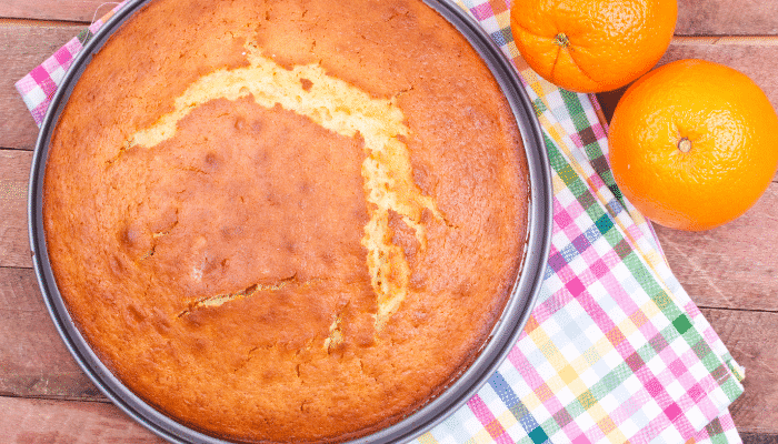 Bolo de Tangerina Molhadinho