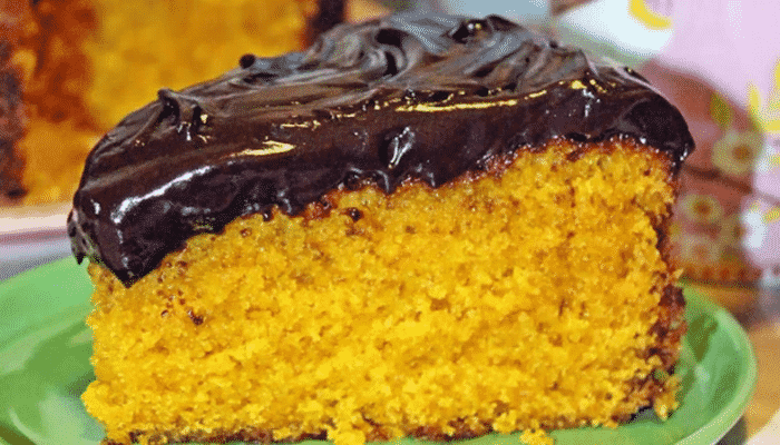 Bolo de Cenoura com Chocolate para Diabéticos