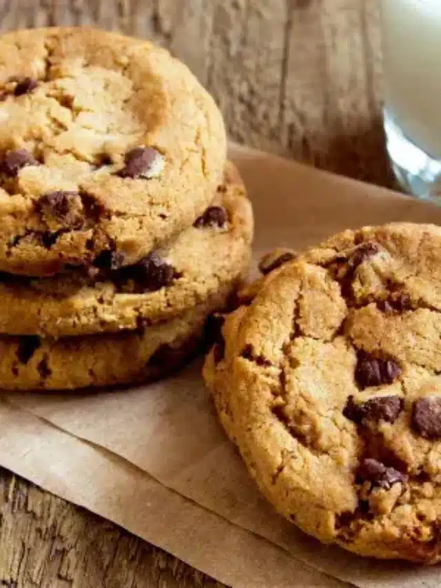 Cookies com Gotas de Chocolate ao Leite Irresistível