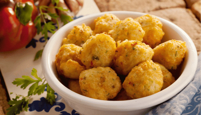 Bolinho de Milho Verde Frito Lanche Merecido