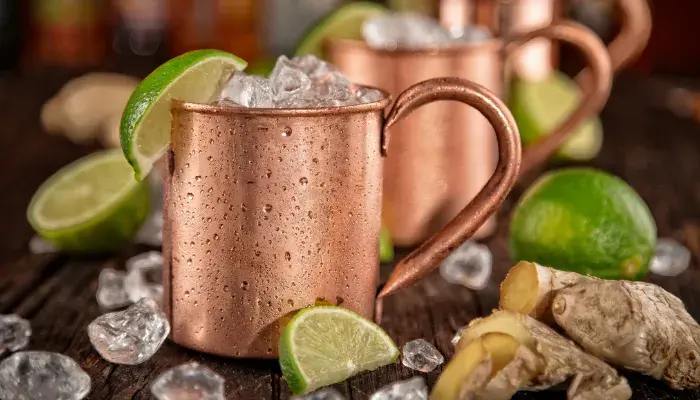 Moscow mule original drink de sorte com os amigos