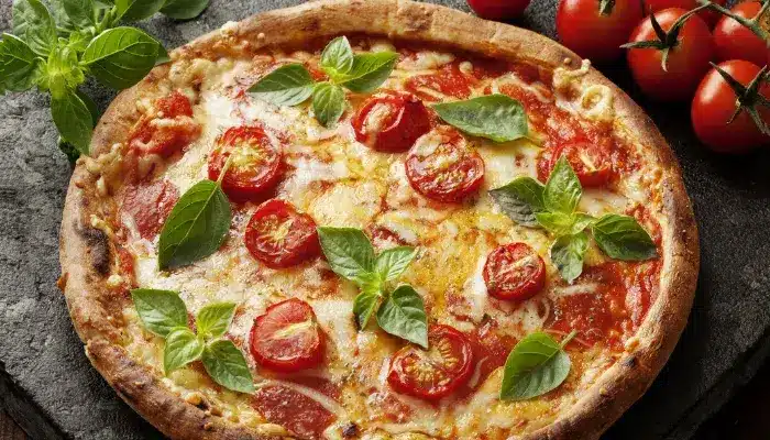 Pizza marguerita a clássica digna de pizzaiolo faça aí - Receitas e Cozinha