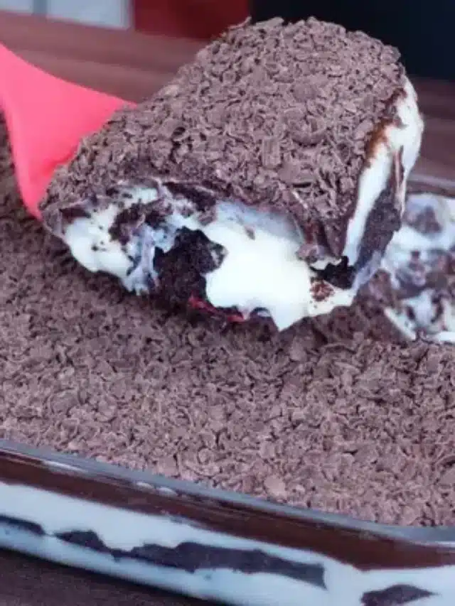 Pavê de Brownie Essa Sobremesa dar Água na Boca Sempre