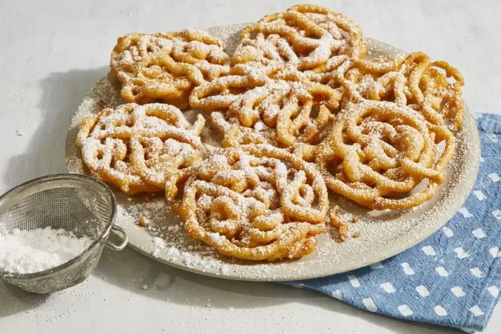 Funnel Cake Direto da Disney para Sua Casa Adorei - Receitas e Cozinha