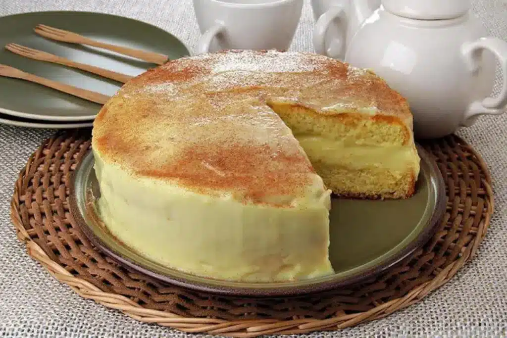 Bolo de milho com curau irresistível faço sempre aqui - Receitas e Cozinha