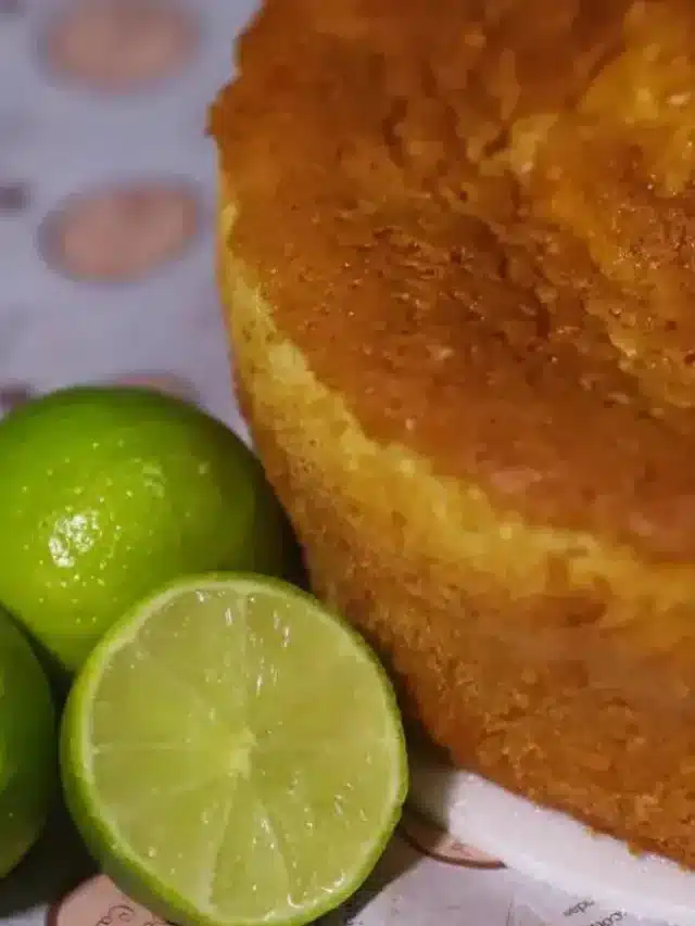 Bolo de Limão Simples Super Saboroso Amo Fazer