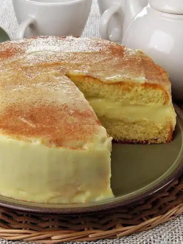 Bolo de Milho com Curau Irresistível Faço Sempre Aqui