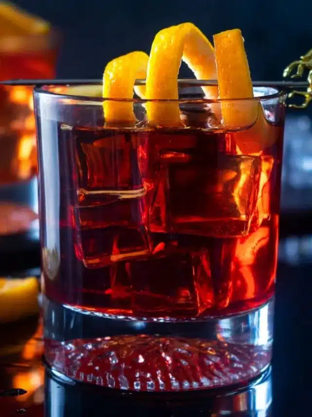 Negroni Drink Italiano Classudo Corre pra Fazer Hoje