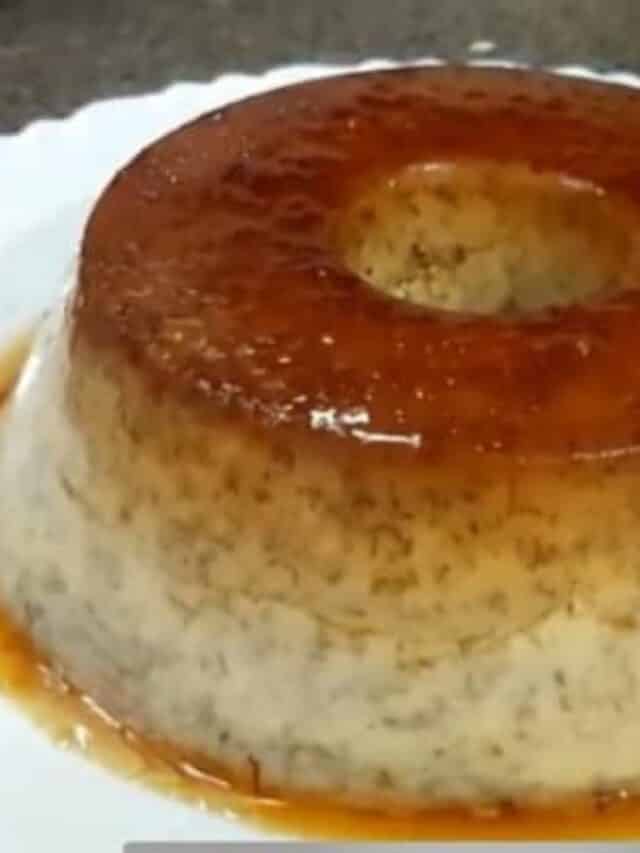 Pudim de Banana com 3 Ingredientes e Sem Açúcar