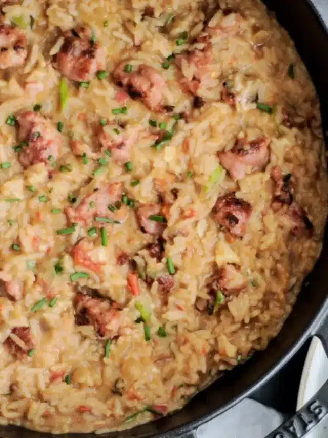 Arroz Caldoso com Linguiça Vem Aprender Agora Aqui