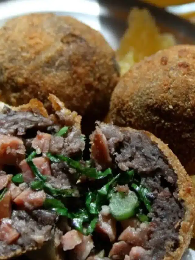 Bolinho de Feijoada Delicioso Digno de Chef Faz Aí