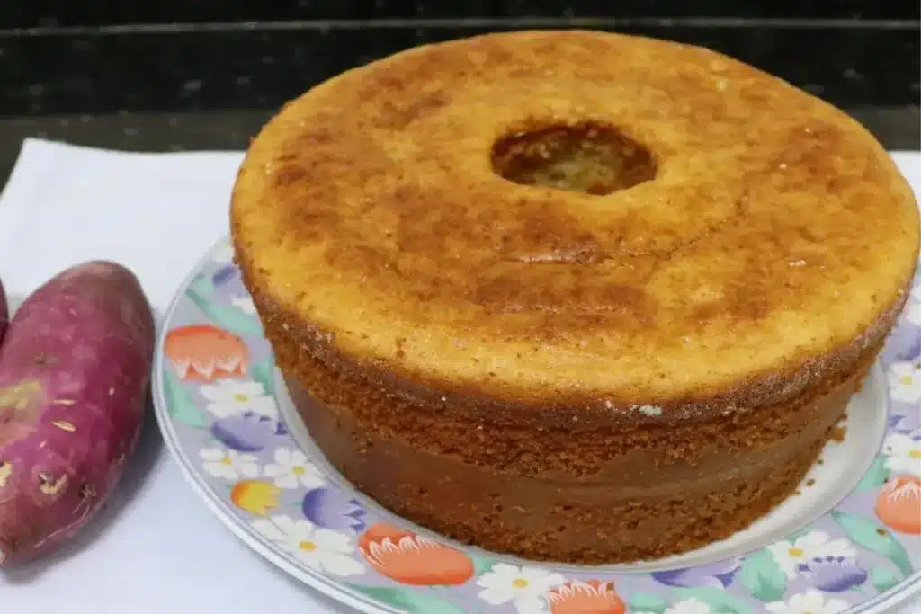 Bolo de Batata Doce Crua Super Leve e Saudável