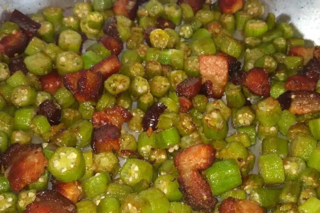 Quiabo Frito com Bacon Sabor Único e Diferenciado