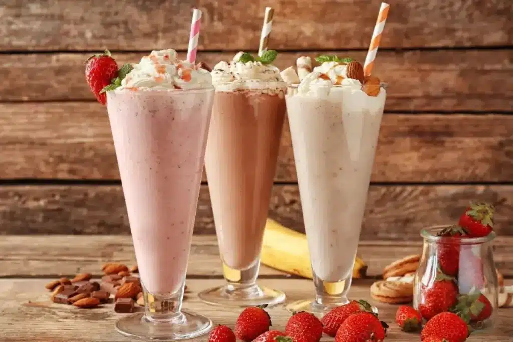 Milk Shake com Sorvete Cremoso para Criançada