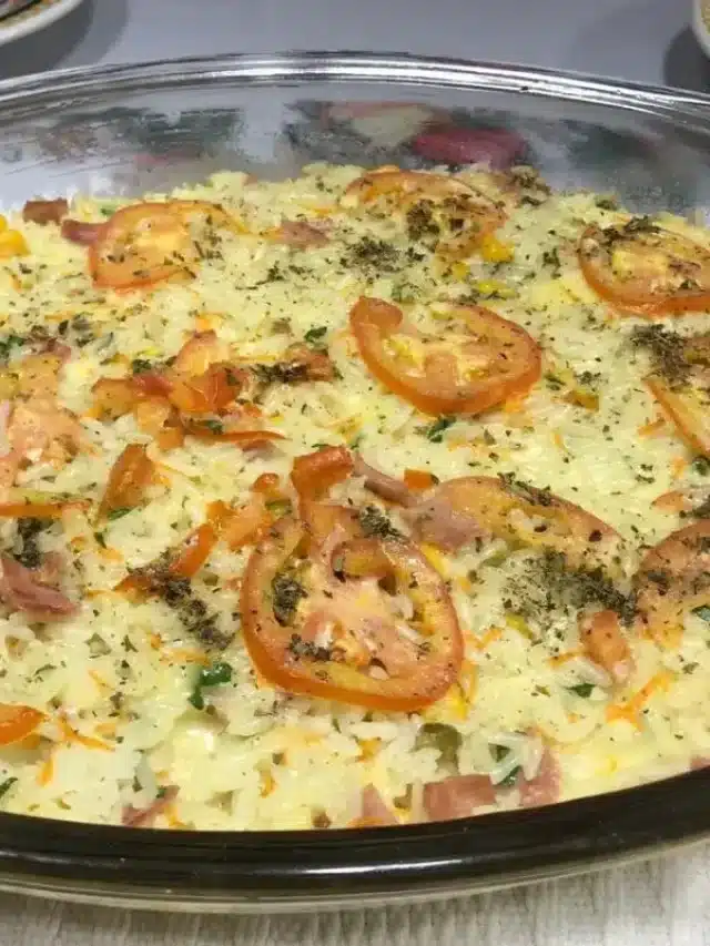 Arroz de Forno Além de uma Receita Deliciosa é Super Versátil