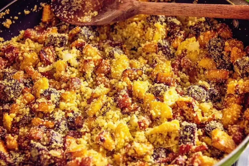 Farofa de Bacon Receita que não Pode Faltar no Cardápio - Receitas e Cozinha