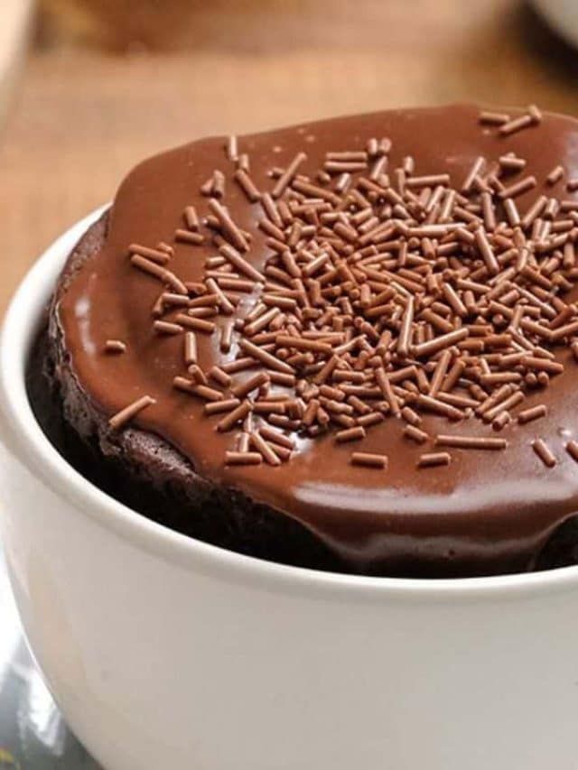 Bolo de Caneca de Chocolate