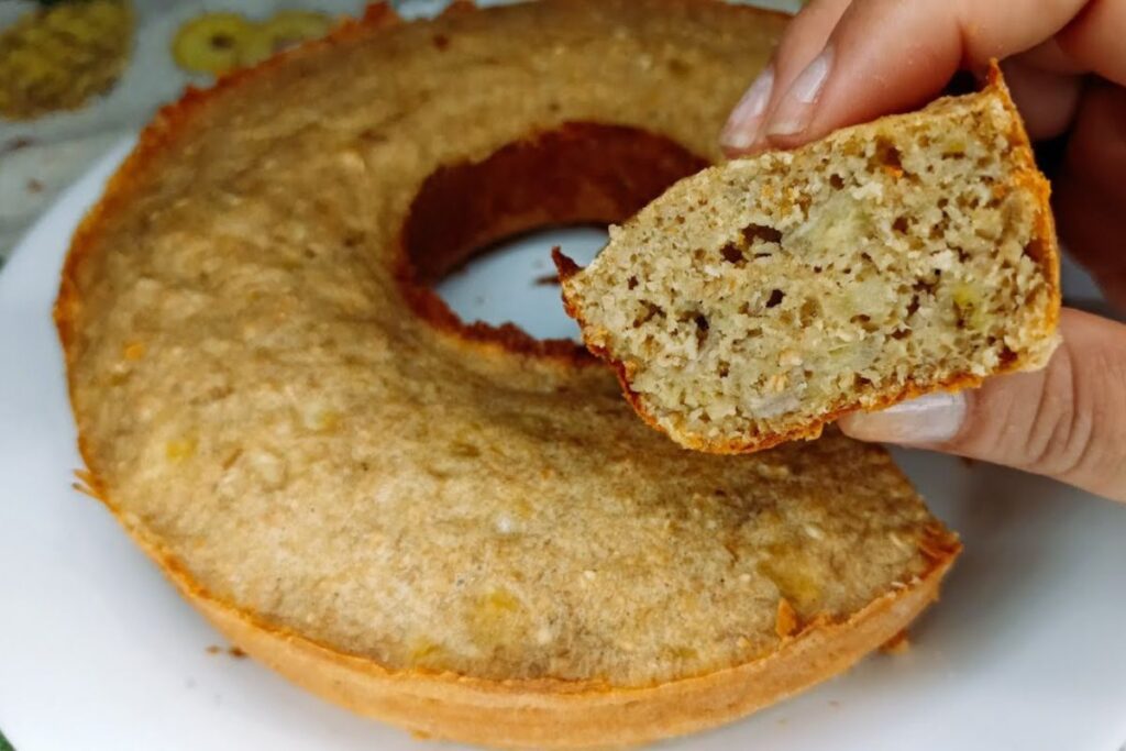 Bolo de Banana Fit com 3 Ingredientes - Receitas e Cozinha