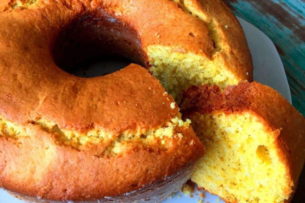 Bolo de Laranja com Casca Fácil e Super Econômica